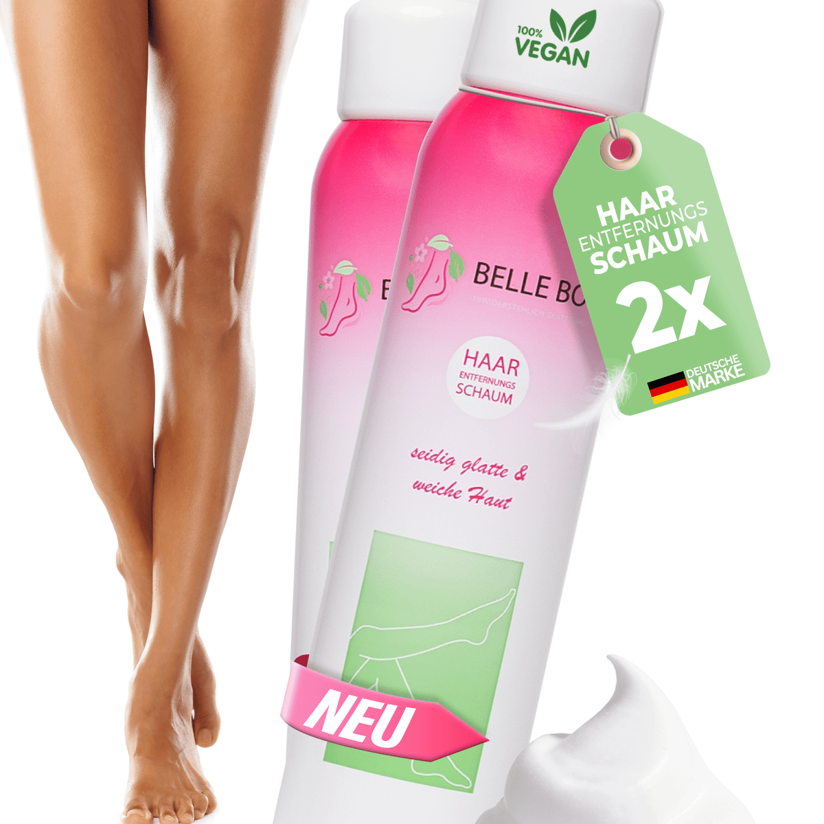 Belle Body Piana do depilacji Damski zarost