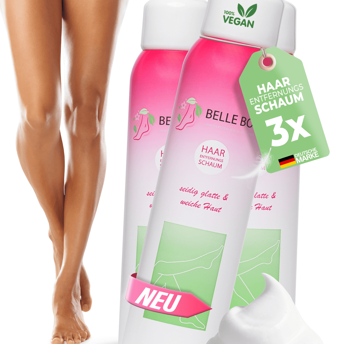 Belle Body Piana do depilacji Damski zarost