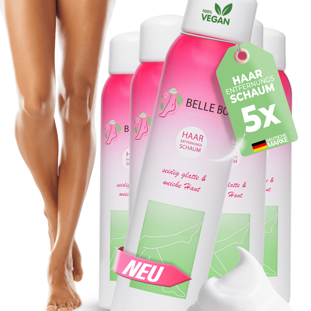 Belle Body Piana do depilacji Damski zarost